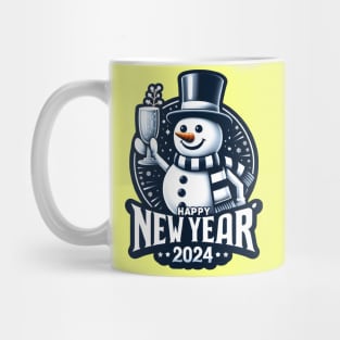 Frosty's Holiday Magic: Celebrate Christmas and Ring in the New Year with Whimsical Designs! Mug